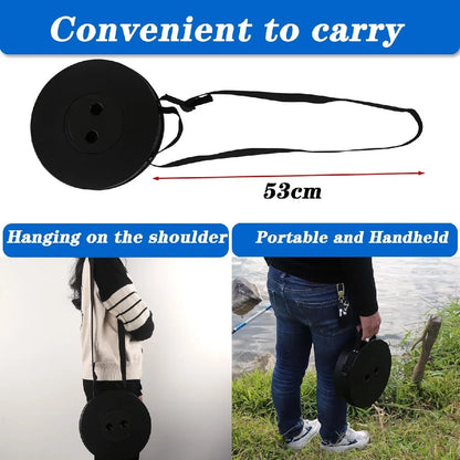 Portable Outdoor Folding Stool, Adjustable Telescoping Seat For Camping Stools