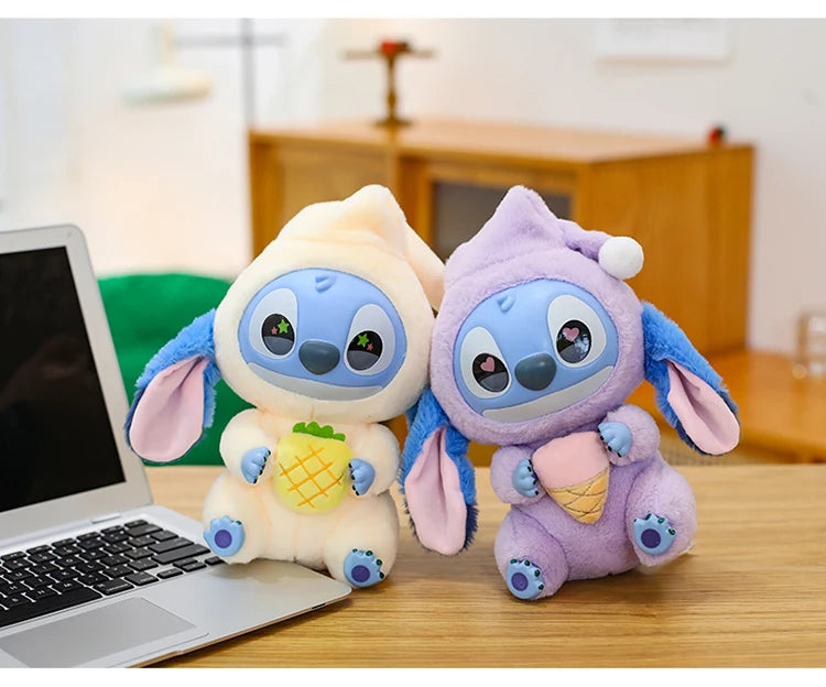 New Stitch Eat Some Thing Before Sleep Series Vinyl Blind Box Bag plush Pendant Cute Doll Mystery Box Toy Adult Birthday Gift