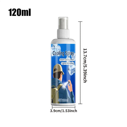 Cool Spray For Summer Household Instant Cooling Spray Natural Plant Extracts Cooling Artifact For Camping Outings Traveling
