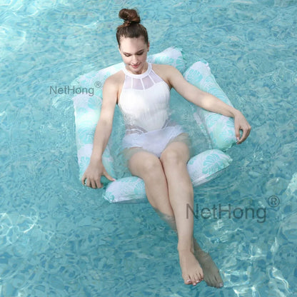 Iatable Chair 4Tube Pool Lounger Float Water Hammock Multi-Purpose