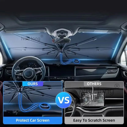 Car Umbrella Windscreen Sun Shade Sunshade UV Heat Reflective Visor Front Cover