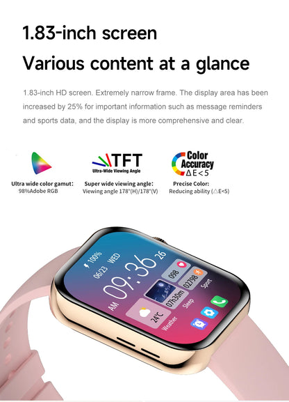 2026 New Original Watch Series 11 Women Smart Watch Bluetooth Call NFC IP68 Waterproof HD AMOLED Screen GPS Track Men Smartwatch