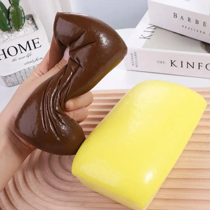 Squishy Slow Rising Simulation Food Pinch Toys Fidget Toy Tender Soft Cake Bread Toast Squeeze Toy Stress Release Hand Relax Toy