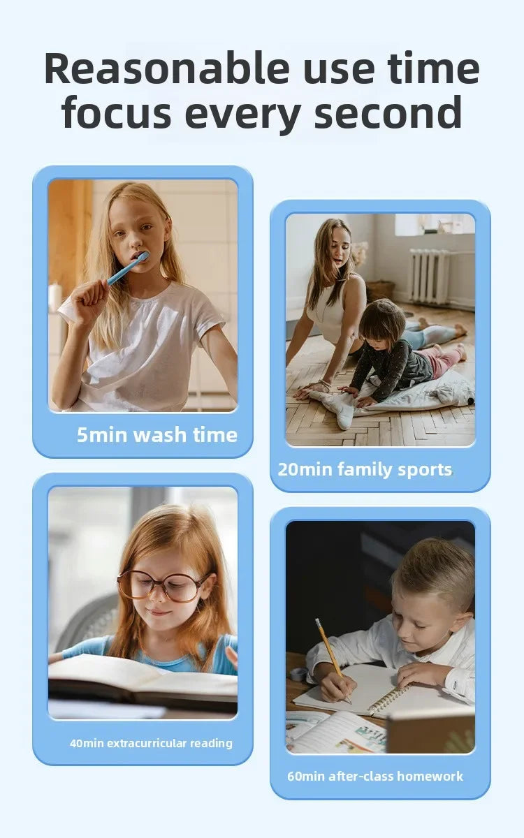 School Visual Timer Children Yunbaoit Visual Timer With Night Light Kitchen Accessories Stop Watch Digital Stopwatch Pomodoro