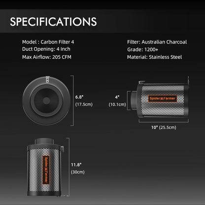 Spider Farmer SF1000 LED Grow Light+70x70x160CM Grow Tent Kits with Intelligent Carbon Filter For Indoor Plants Hydroponics