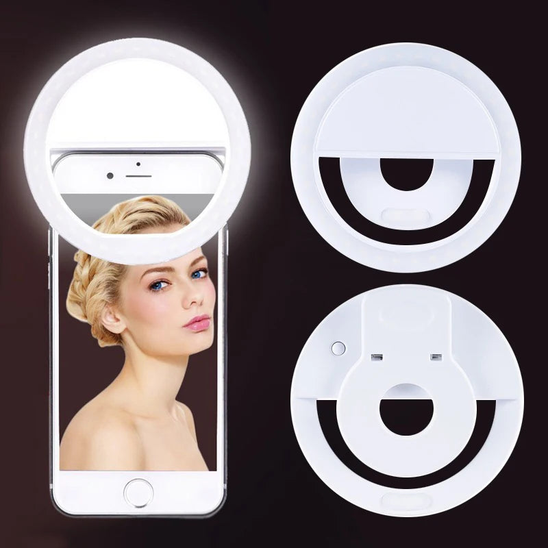 Live Broadcast Fill Light Phone Self Shot live Broadcast Light Whitening indoor Camera Small Portable For Tiktok Shooting Props