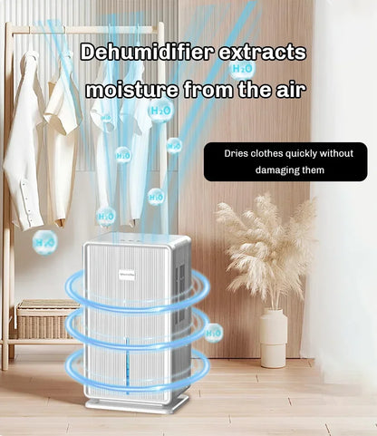 Electric Air Dehumidifier Compressor Home DehumidifierFor Bathroom Basement Air Dryer For Indoor Moisture Absorber Machine EU/US