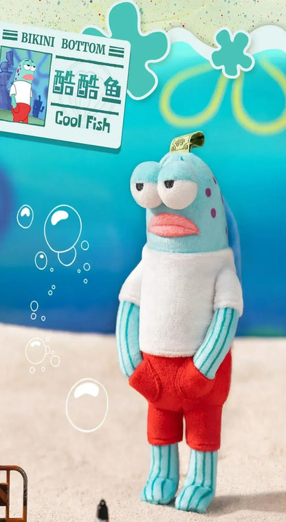 Genuine Bikini Botton Buddies Series Funny Plush Pendant Blind Box Trendy Doll Collection Cartoon Backpack Pendant Surprise Gift