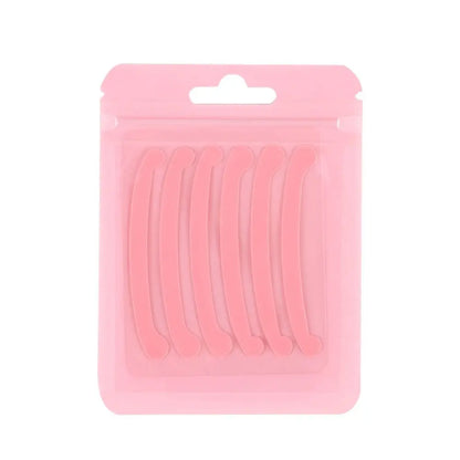 6Pcs Eyelashes Lifting Silicone Stripe Reusable Eye Lashes Lifting Curler Pad Perm Ribbon Eyelash Extension Supplies Makeup Tool