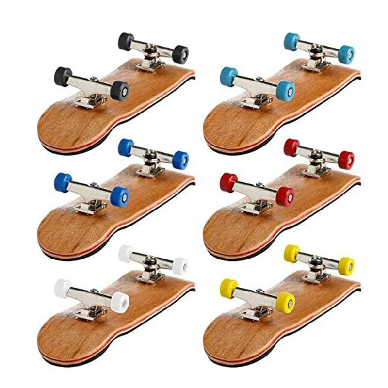 Professional Maple Finger Skateboard Wooden Fingerboard Wheels With Bearings Novelty Gifts Adults Children Cool Stuff Fun Toys