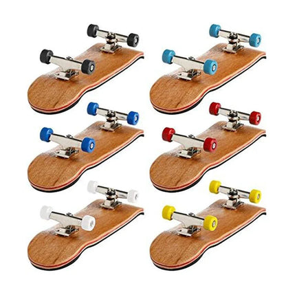 Professional Maple Finger Skateboard Wooden Fingerboard Wheels With Bearings Novelty Gifts Adults Children Cool Stuff Fun Toys