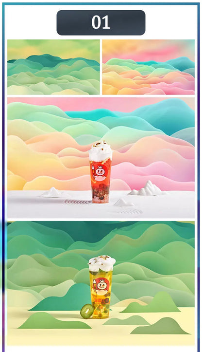 3D Double Sided Photography Backdrops 57*87cm Photos Background Props Product Food Photo Decoration Accessories Wallpaper