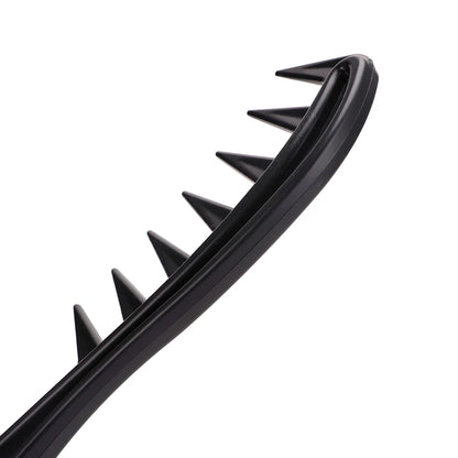 Barber Men Oil Comb Wide Tooth Shark Plastic Comb Hair Clipper Curling Salon Home Hairdressing Comb Massage Barber Stlying Tools