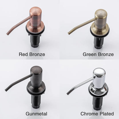 Kitchen Soap Dispensers 500ml Build in Dispenser Soap For Kitchen Bathroom Accessories Stainless Steel Pump Liquid PE Bottle