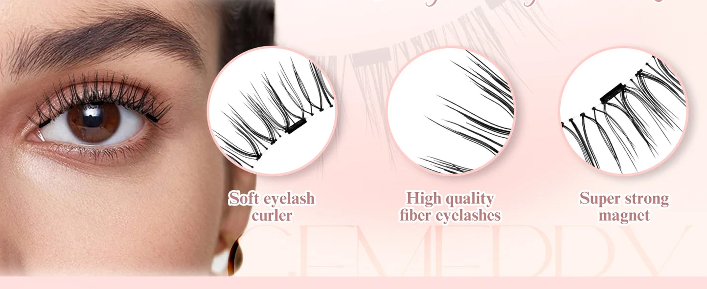 Magnetische Wimpern mit Applikator – Natürliche künstliche Wimpern, kein Kleber erforderlich
