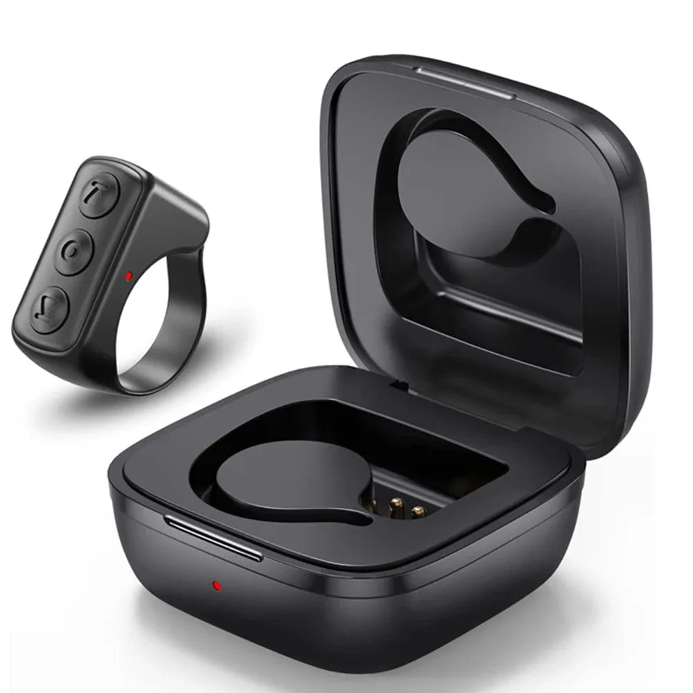 TikTok Mobile Phone Bluetooth Photo Recording E-book Kindl Novel Page Turning Remote Control Smart Rings