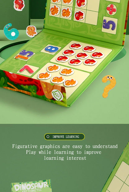 Kids Math Arithmetic Magnetic Stickers Digital Decomposition Arithmetic Montessori Games Baby Early Learning Education Toys
