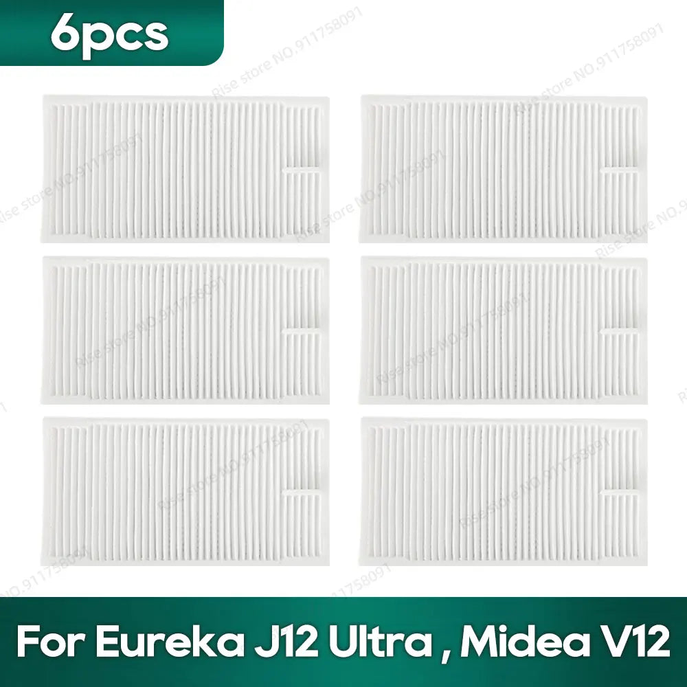 Compatible for Eureka J12 Ultra, Midea V12 Accessories Main Side Brush Hepa Filter Mop Rag Dust bag
