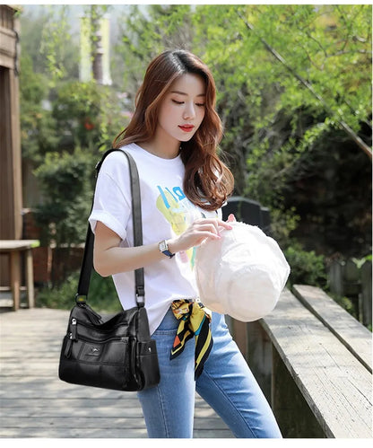 Genuine Brand PU Leather Sac Luxury Handbags Women Bags Designer Shoulder Crossbody Hand Bags for Women 2022 Purses and Handbags