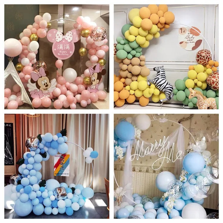 Metal Wedding Arche Circular Balloon Stand Party Decoration Backdrop Arch Birthday Party Balloon Arch Baby Shower Decoration