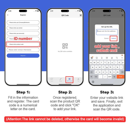 Spanish English QR code NFC Standing Sign Google review NFC215 Review Stand Click URL Unlimited Modification Editing QR Codes