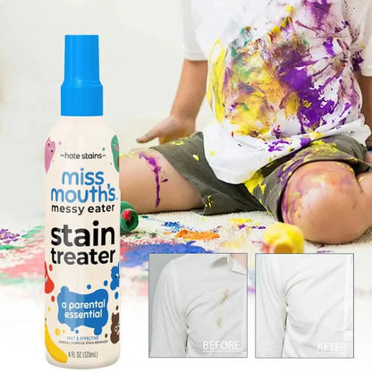 120ml Stain Remover Spray Effective Fabric Yellow Stain Removal  Dust Bleached Decontamination Wash-free Cloth Cleaning Supplies