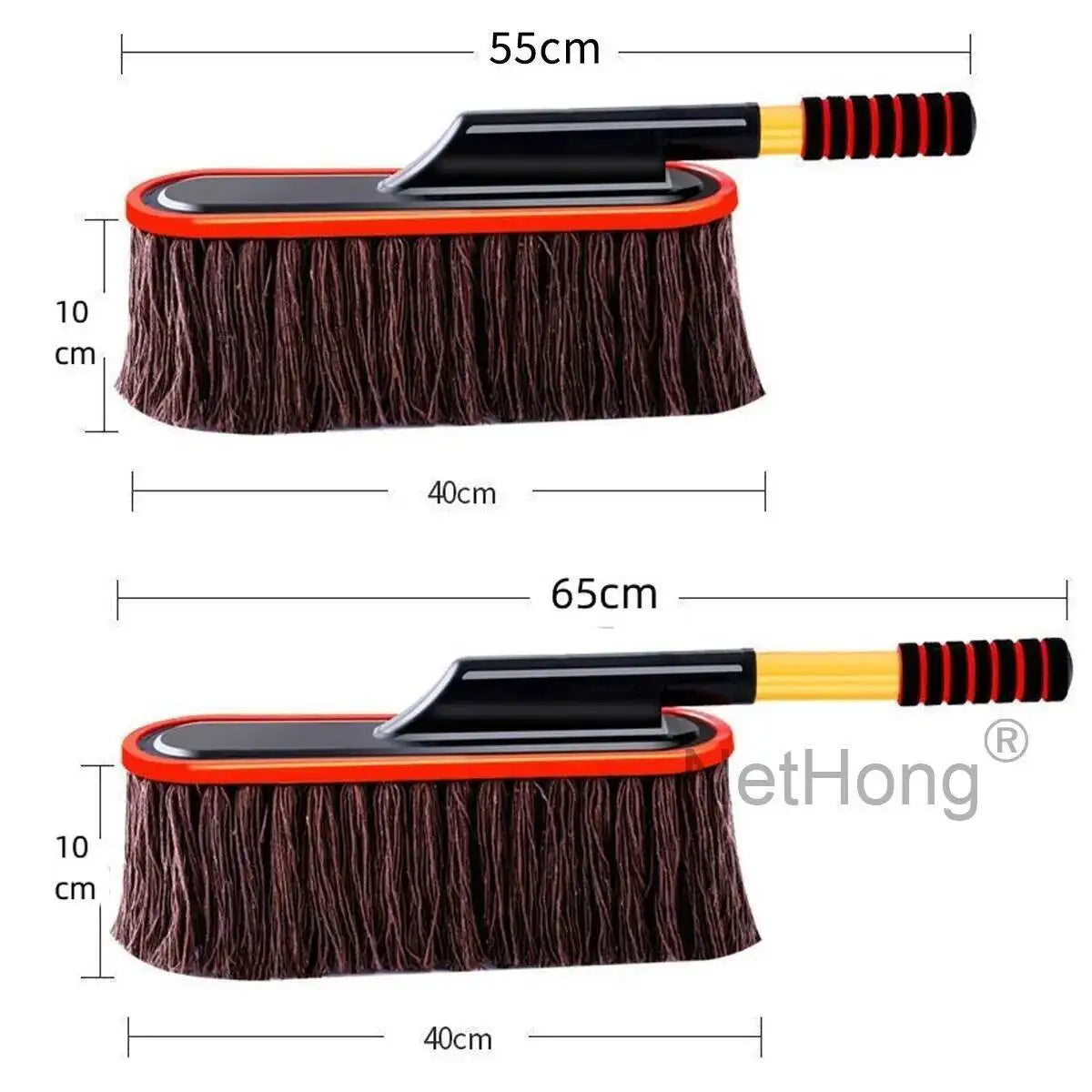 Telescopic Car Duster Wax Brush Mop Cleaning Cloth Scratch Free Dusting Waxing