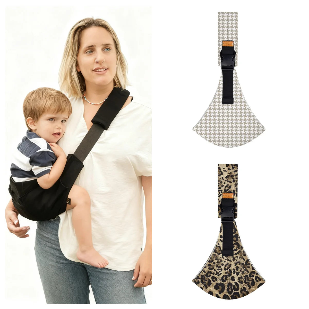 Premium Baby Carrier - Ergonomic Front & Back Infant Carrier with Hip Seat | 0-24 Months