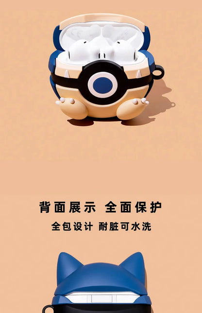 For Airpods 1 2 3 4 Pro Pro 2 Pro 3 Crayons Shark Dog Silicone Earphone Case Accessories Cover