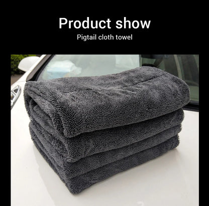 Microfiber Car Cleaning Towel 1200GSM Double-Sided Ultra Absorbent Car Wash Cleaning Cloth Soft Scratch Proof/Lint Washing Towel