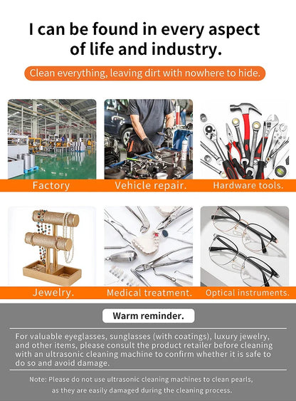 FanYing 30L 900W 600W Digital Ultrasonic Cleaner Heating Timer Ultrasonic Bath Laboratory Automotive Engine Large-Scale Cleaning