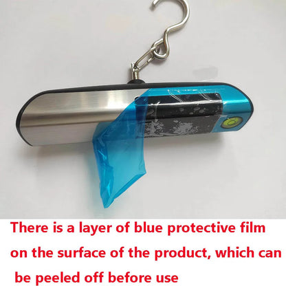 IHOYI Portable Electronic Scale, Household Small 50kg Portable Mini Spring Hook Weighing, High-Precision Luggage Weighing Device