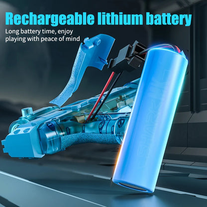 Electric Water Guns ,High Capacity Squirt Guns 26 FT Range with Light Up for Summer Outdoor Beach Swimming Pool Party Toy