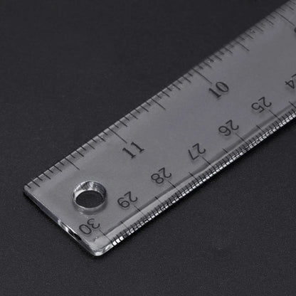 T Square Ruler Acrylic T Shape Ruler Clear Transparent Measurements Straight Ruler In Both Inches and Metric Measurement