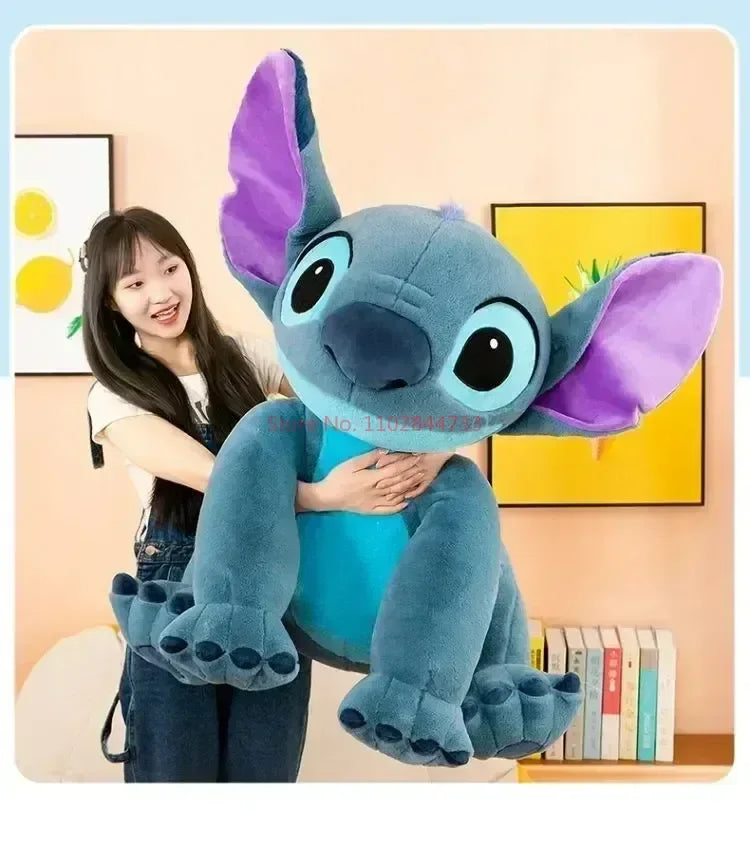 New Disney Giant Size Lilo&stitch Plush Stuffed Doll Animal Couple Cartoon Sleeping Pillow Softmaterial Toy For Christmas Gif