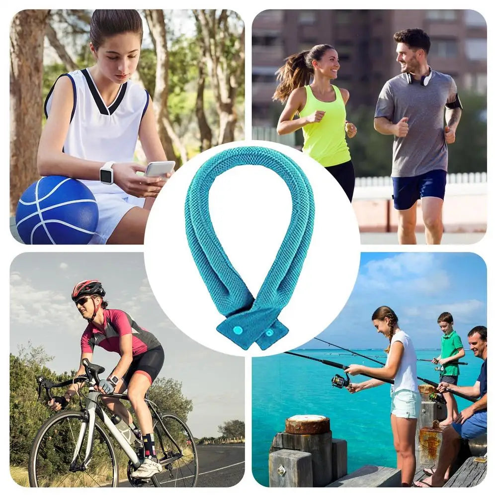 summer Neck Cooling Wraps Hot Weather Cooling Neck Scarf Cool Down supplies For summer outdoor sports working travel cooling