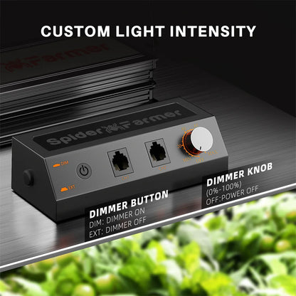 Spider Farmer SF1000 LED Grow Light+70x70x160CM Grow Tent Kits with Intelligent Carbon Filter For Indoor Plants Hydroponics