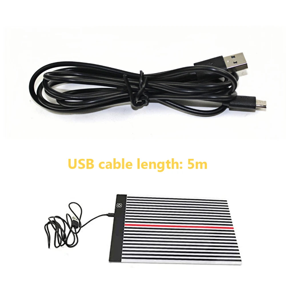 LED Reflector Line Board Light with USB Line Paintless Dent Repair Tool Car Body Dents Light Reflector Car Repair Accessory