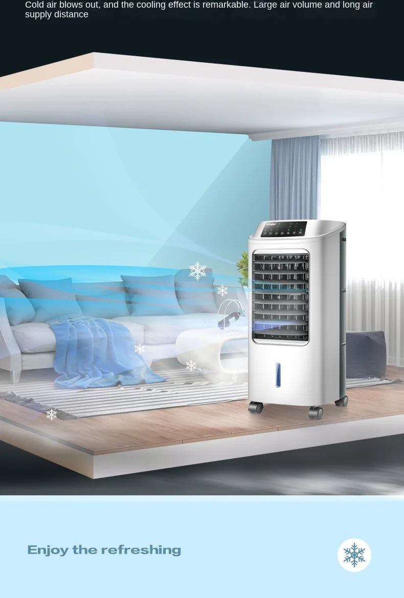 Haier Air Conditioner Fan Cooling Fan Humidification Refrigeration Bladeless Fan Household Air Conditioner Small Air Conditioner