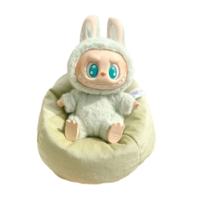 For Labubu Mini Sofa Bjd Doll Room Decoration Plush Doll Series Seat Decoration V2 Universal Children's Toys Birthday gift
