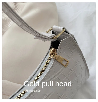 Fashion Exquisite Shopping Bag Retro Casual Women Totes Shoulder Bags Female Leather Solid Color Chain Handbag for Women 2023