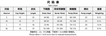 French Style Sexy Semi-transparent Mesh Embroidery Splicing Gathering Bra Thong Four Piece Suspenders Bodysuit Sets Charm BFTU