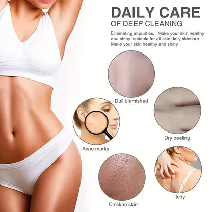 African Net Long Bath Body Exfoliating Long Net Shower Body Scrub Back Scrubber Skin Smoother Beauty Skin Bath Wash