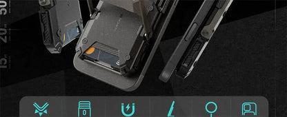 SUPCASE Magnetic Tripod Phone Stand Credit Card Holder for iPhone 16/15/14/13/12 Adjustable Phone Stand Compatible with MagSafe