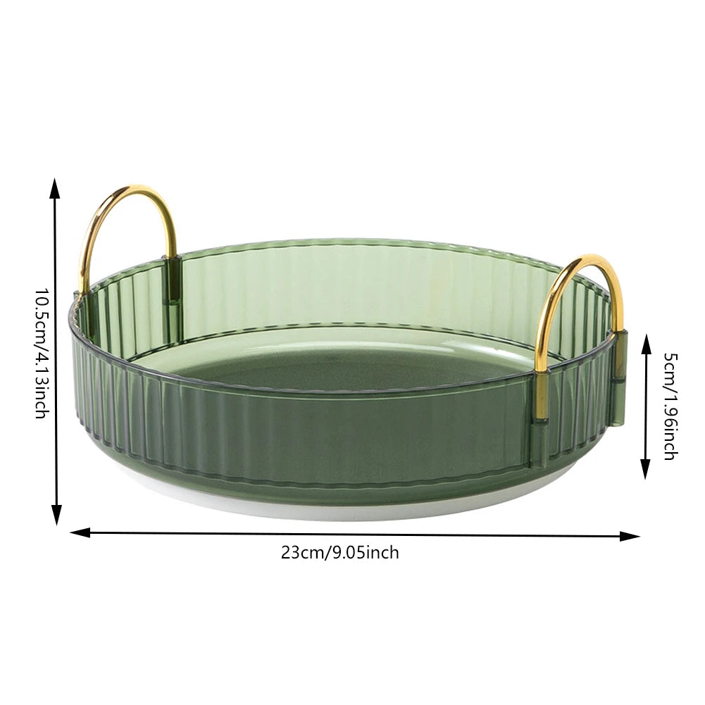 360 Rotation Spice Rack Pantry Cabinet Turntable Cosmetic Seasoning Organizer Kitchen Storage Capacity Shelf Bathroom Accessorie