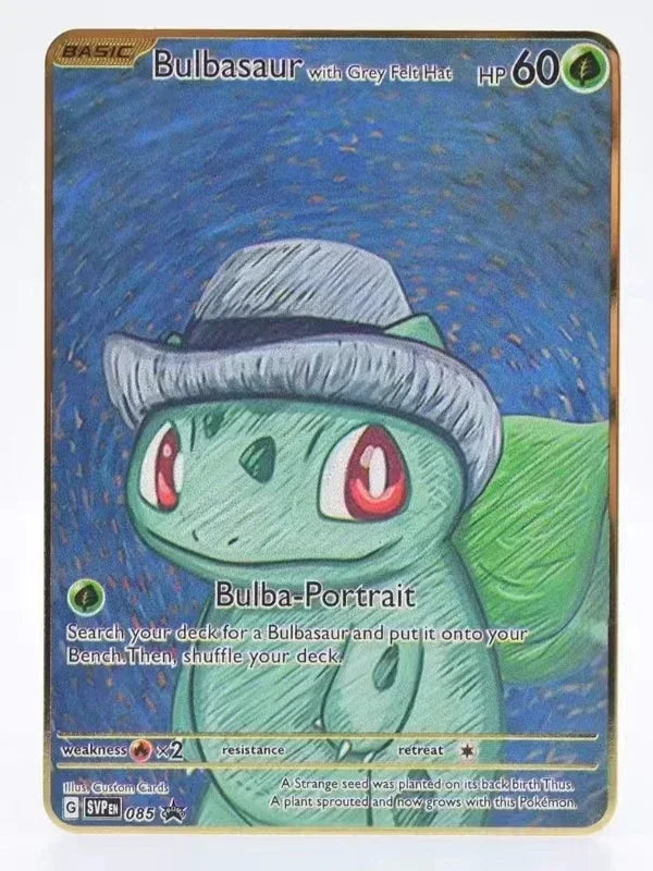 Pokémon 32er-Karten Goldmetall-Pokémon-Karten Englisch Harte Eisenkarten Mewtu Pikachu Gx Glurak Vmax Paket Spielkollektion