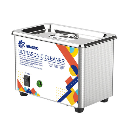 Granbosonic Ultrasonic Cleaner 800ML 1L 40KHz 35W 60W Easy Operation Jewelry Glasses Makeup Washer Bath New Design