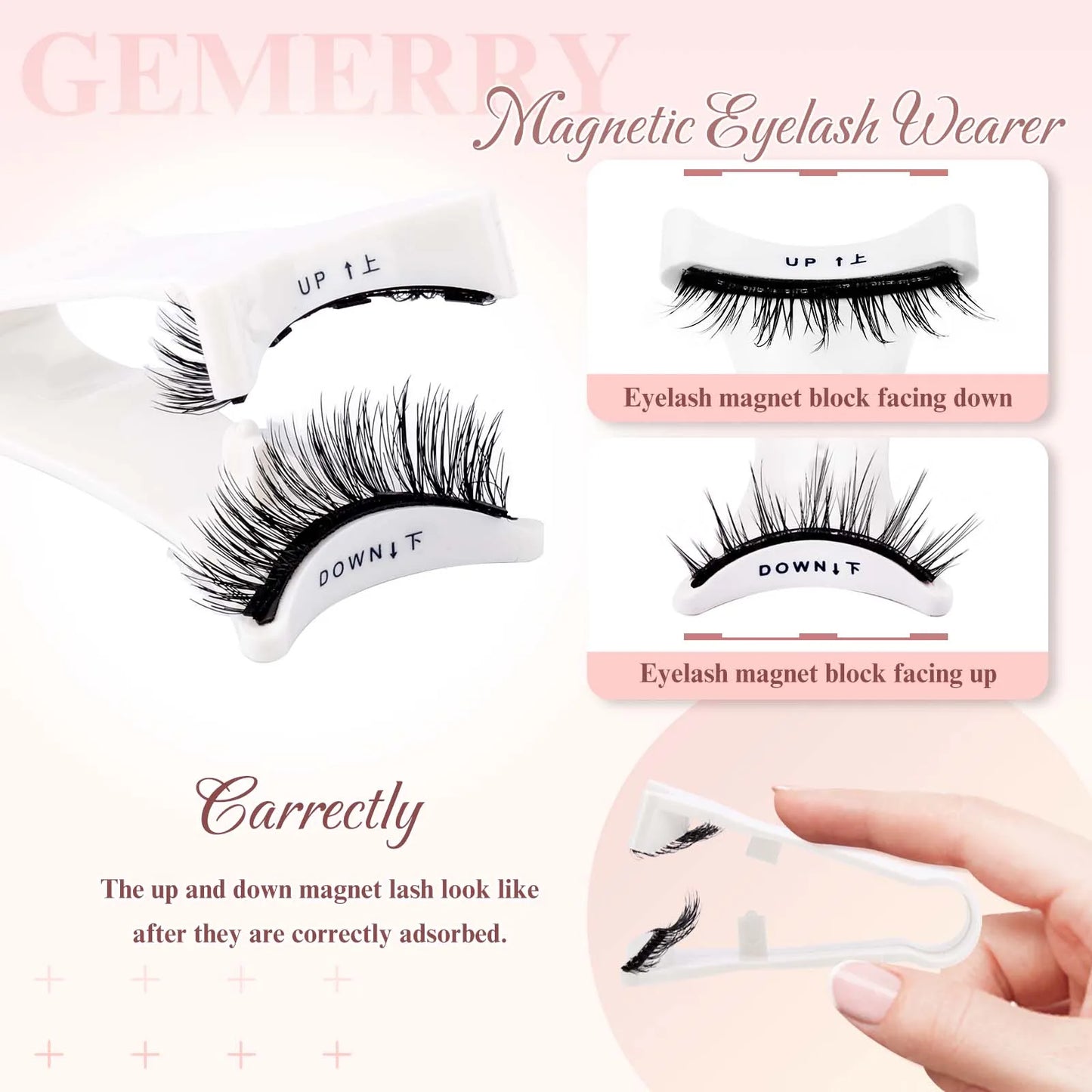 Magnetische Wimpern mit Applikator – Natürliche künstliche Wimpern, kein Kleber erforderlich