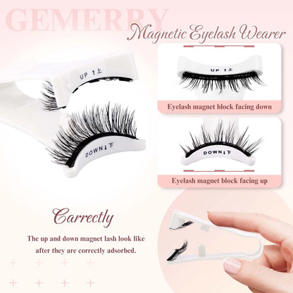 Magnetische Wimpern mit Applikator – Natürliche künstliche Wimpern, kein Kleber erforderlich