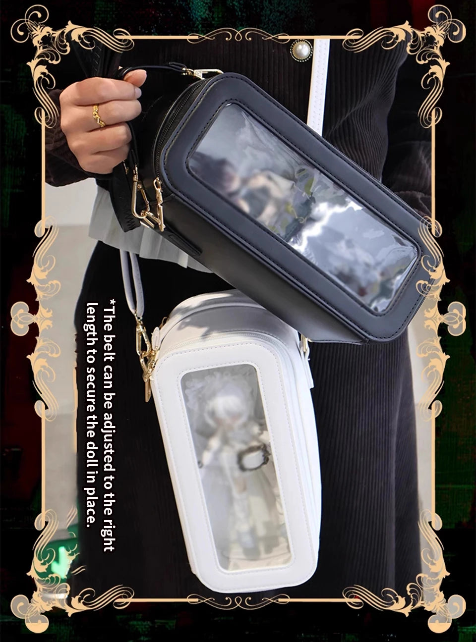 Original BJD Dolls Protections Bag Large Capacity Square Multi-function Bag Personality Bags for 30cm Mini Figures Figurines